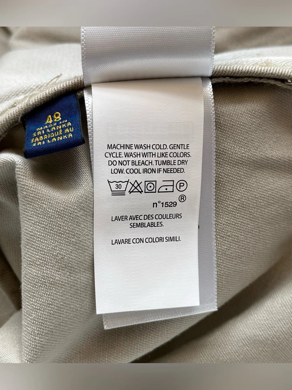 NWT Polo Ralph Lauren Men’s 48 Classic Polo Cargo Shorts Light Khaki Chino
